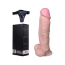 Hızlı Express Lovetoy King Size 27 CM Realistik Belden Bağlamalı Protez Penis