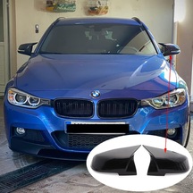 Bmw F30 2015-2016 Piona Black Batman Ayna Kapagı