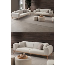 Rebull 3+3 Koltuk Takımı Krem