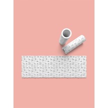Matematik Dokulu Hamur Seramik Polimer Kil Desen Verici Rulo Silindir 10 Cm Uzunluk 0907-6