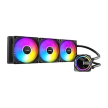 Skeleton 360 Argb, 360mm Aıo Sıvı İşlemci Soğutucu, 3x120mm Pwm Argb Fan, Bakır Taban, Intel Lga115x/1200/1700/20x Diğer