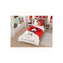 Taç Disney Mickey Mouse Çek Canlandır Pamuk Lisanslı Nevresim Tak