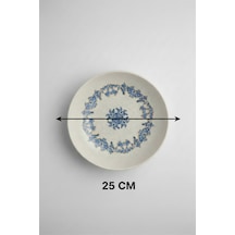 6'lı Venue Çukur Tabak 25cm Dijital Valeria-c Rinart Krem