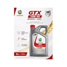 Castrol Gtx 10W-40  Sentetik Teknolojili Benzinli Dizel Motor Yağı