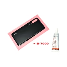 Tkgz Xiaomi Mi A3 Arka Pil Batarya Kapağı Cam+b-7000 Siyah