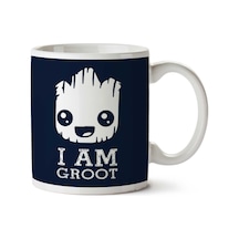 Guardians Of The Galaxy Cute Anime Baby Groot İki Tarafı Baskılı Kupa Bardak