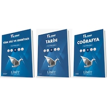 Limit 11. Sınıf Edebiyat + Tarih + Coğrafya Konu Föyleri Seti 3 Kitap 2023