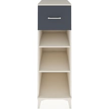 Kronos Dolap 2 Raflı Tek Çekmeceli 44x59x134 Aytaşı-antrasit Aytaşı