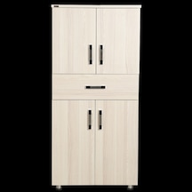 Çok Amaçlı Dolap 150 Cm Hard Parlak Carden Suntalem 4Raf 1Çekmec (391359759)