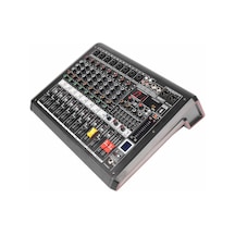 Midex MPX-1200P Power Mikser Amfi 8 Kanal 2x600W Dijital Efekt Bt EQ Usb