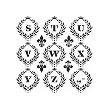 Hdm16 Home Dekor Midi Stencil 25X25