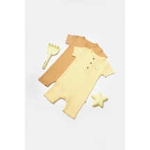BabyCosy 2 Li Kısa Kollu Tulum Csyb9037 001