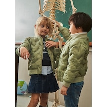 Mayoral 4420-95 Unisex Çocuk Yeşil Mont Yeşil