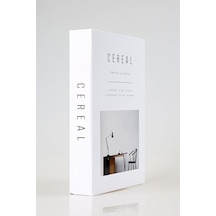 Cereal Travel And Style Dekoratif Kitap Kutu