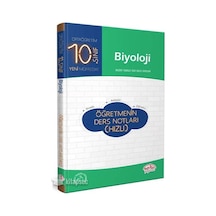 10.Sınıf Biyoloji Hızlı Öğretmenin Ders Notları - Editör Yayınevi