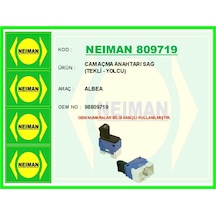 Neıman 809719 Cam Açma Anahtarı Albea Sağ Tekli - Yolcu 98809719 -