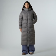 The North Face Kadın Hydrenalite City Uzun Kaz Tüyü Kapüşonlu Parka Nf0a8d3n0uz1 Gri