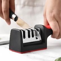 Kanji 4 Fonksiyonlu Paslanmaz Çelik Bıçak, Makas & Satır Bileyici Elmas, Seramik Ve Tungsten Çelik Bileme Sistemi Ergonomik Ve Dayanıklı Bileme Aleti -
