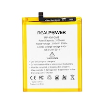 General Mobile Discovery Gm8 Batarya Pil 3100Mah Realpower Rp-Gm-