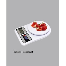 Flzdgnkr Hassas Dijital Mutfak Tartısı 1g Doğruluk, Lcd Ekran, Otomatik Kapanma Çok Renkli