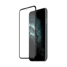 Apple Uyumlu   iPhone 11 Pro Max / Xs Max Ön Koruma Seramik Nano Ekran Koruyucu Siyah