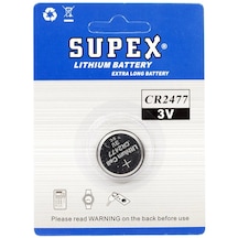 Supex Extra Long Battery CR2477 3V Lityum Pil