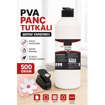 Panç Tutkalı 500 Gr Şeffaf Punch Glue Güçlü Esnek Yapıştırıcı Kuruyunca Şeffaflaşır