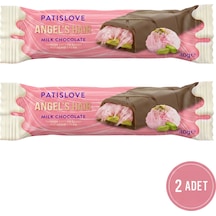Patislove Antep Fıstıklı Krema Ve Pişmaniye Dolgulu Sütlü Çikolata, 40g X 2 Adet