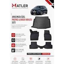 Seat İbiza 2023 Model 4d Ekstra Havuzlu Paspas Ve Bagaj Havuzu Set