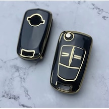 Opel Vectra C Anahtar Kılıfı Siyah-gold
