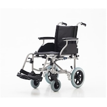 Dm-327 Mini Metal Gövdeli Transfer Tekerlekli Sandalyesi Refakaatçı Frenli