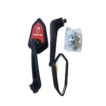 Motosiklet Mini Spor Ayna Tk Sağ-sol Kırmızı 8-10mm Bağlantılı