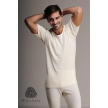 Hasyün Erkek %100 Yün Kısa Kollu Fanila Atlet İçlik 1000 - 1 Adet 001