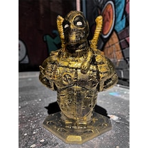 Deadpool Büst Figür 10 Cm - Gold Efekt Koleksiyonluk Biblo