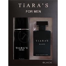 Tiara's For Men Black Erkek Parfüm EDT 100 ML + 150 ML Deodorant