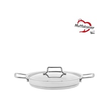 Mutfaksever Çelik Grey Künefe Tavası 22 Cm Siyah