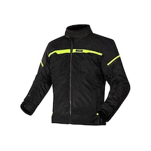 Ls2 Riva Yazlık Korumalı File Motosiklet Montu Siyah Neon