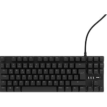 Hk410 Mekanik Kırmızı Switch 19 Mod Rgb Kablolu Siyah Tkl Türkçe Gaming Oyuncu Klavye