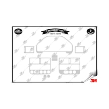 Peugeot 106 1991-1996 Torpido Konsol Trim Göğüs Maun Kaplama Set 9 Parça Gümüş