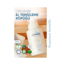 Clooe Organik El Temizleme Köpüğü Yaban Mersini Aloe Vera Meyan Kökü İçerikli 300 ML
