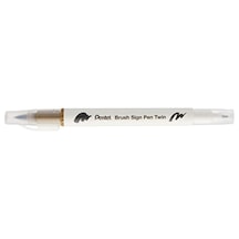 Brush Sing Pen Twin Çift Taraflı Fırça Uçlu Kalem Toprak 124-Pembe