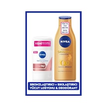 Nivea Derma Control Clinical Kadın Stick Deodorant 50 ML + Q10 Sıkılaştırıcı Bronzluk Vücut Losyonu 200 ML