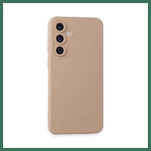 En-cag Samsung Galaxy S23 Fe Uyumlu Kılıf Nano İçi Kadife Silikon - Pudra Bss