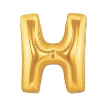 Ers H Harf Folyo Balon Altın Renk 40 İnç