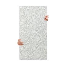 Tink 3d Kendinden Yapışkanlı Duvar Kağıdı Yeni Nesil Akustik Keçe Panel Modern Desen 52x98 Cm Beyaz, 2 Adet 1 M²