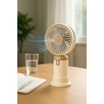 Serino Ct-9949 Şarjlı El Vantilatörü Masaüstü Taşınabilir Mini Fan Usb Şarjlı