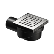 VitrA V-Flow Kare Duş Kanalı 10x10 cm Parlak Krom 59980062000