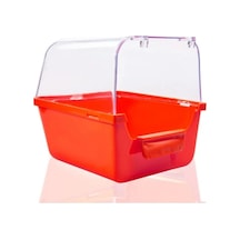 Plastik Kuş Banyoluğu Kırmızı