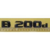 Mercedes Uyumlu Yazı B 200d Siyah