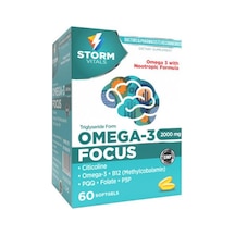 Storm Vitals Omega-3 Focus 60 Kapsül